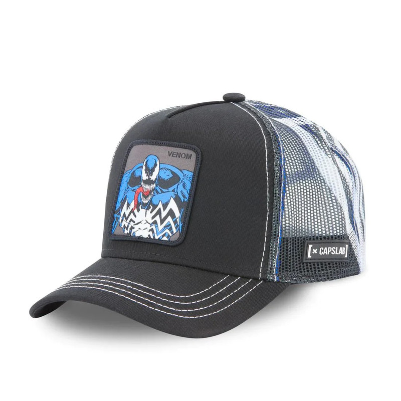 Queue Caps Venom Marvel Cap - Gray - قبعة